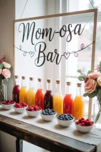 Valentine’s Day Baby Shower decorations with heart-themed elements and festive treats.