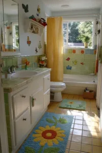 Colorful and imaginative bathroom ideas designed for kids' enjoyment
