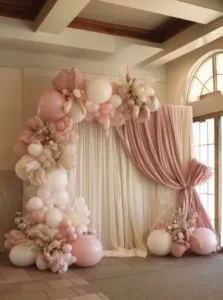Decorative pink bow baby shower theme with ideas for a memorable celebration.