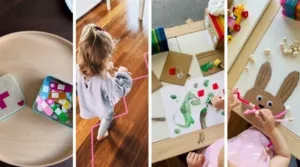 Children engaged in fun and educational toddler activities for skill development.