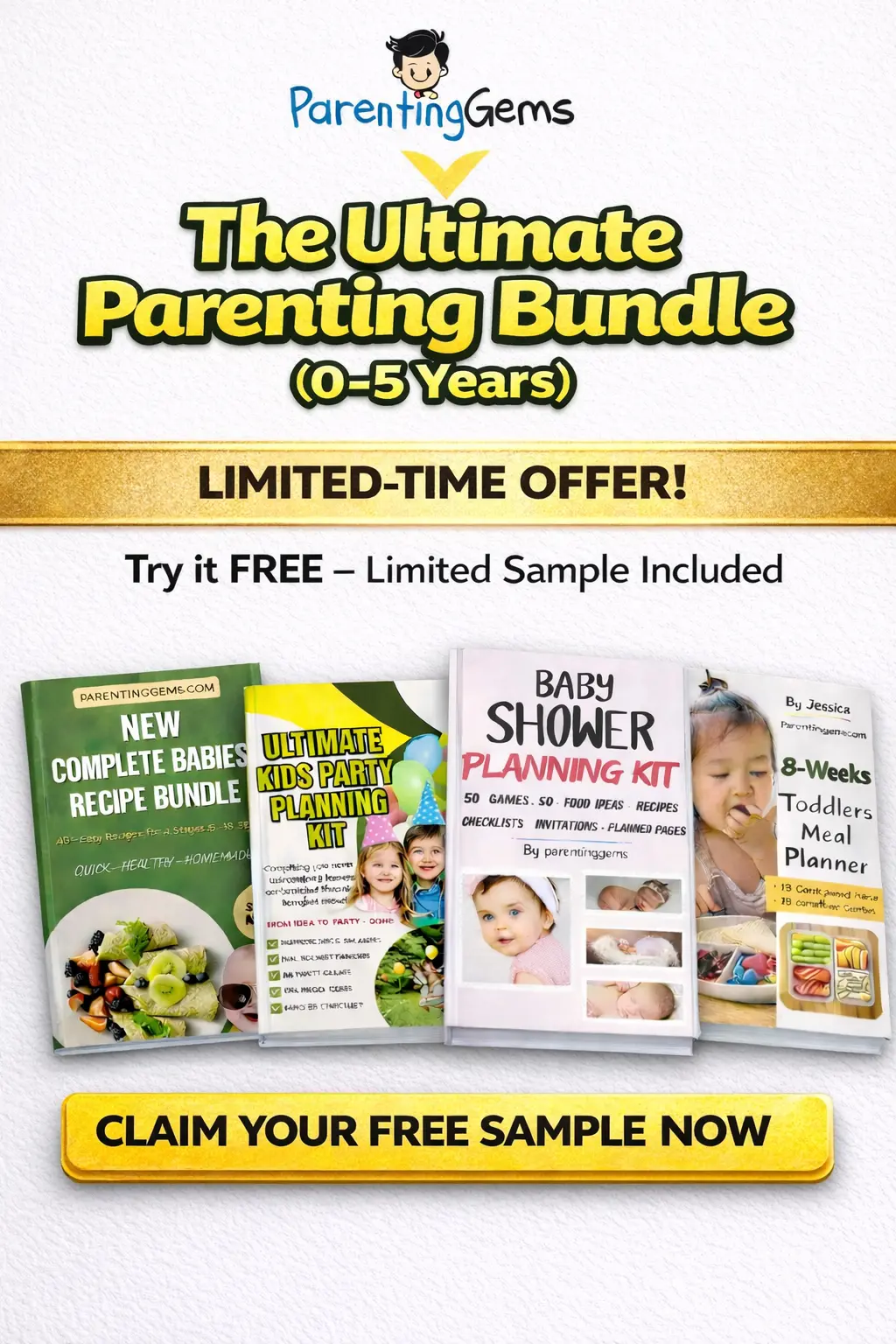 The Ultimate Parenting Bundle 0-5 Years — Claim Your Free Sample Now