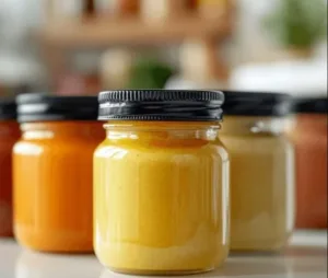 Variety of easy homemade baby food recipes for beginners with fresh ingredients