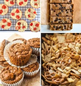 A variety of healthy snacks for kids to boost energy and focus