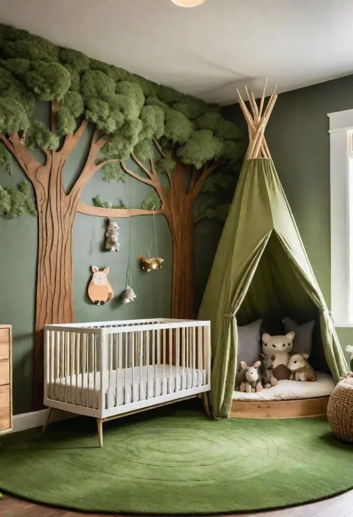 Cozy nursery room inspirations featuring whimsical themes and charming decor.