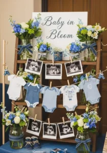 DIY blue jean baby shower themes for cozy celebrations