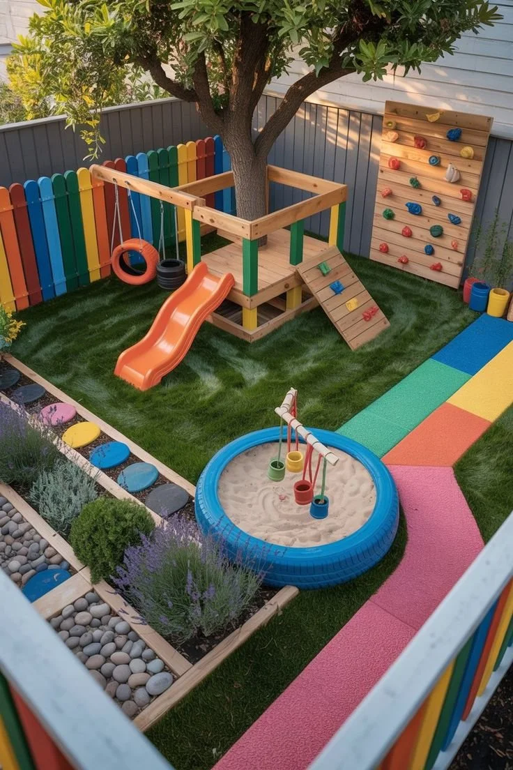 Creative playground ideas for small backyards that encourage outdoor fun.