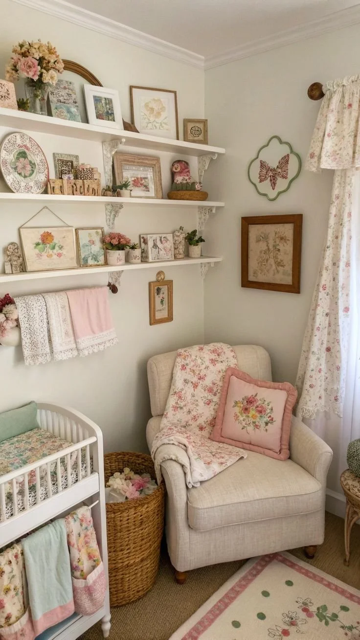 DIY ideas for antique nursery decor to personalize your baby's room