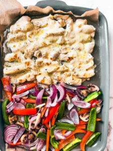 A variety of easy weeknight recipes for busy moms featuring colorful dishes.