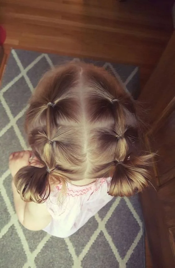 Easy hairstyles for little girls with medium to long hair