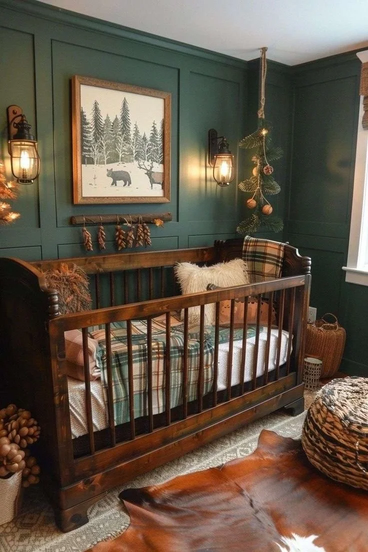 Cozy baby boy room nursery with inspiring decor themes and design ideas.