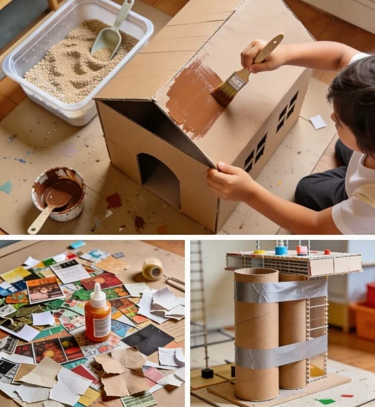 Engaging kindergarten activities for quiet time and creative learning.