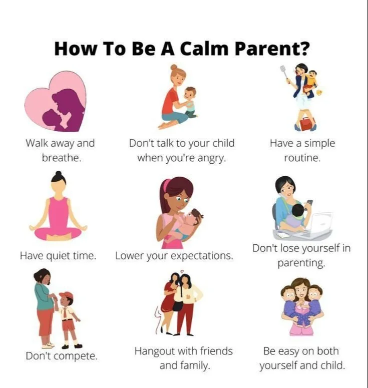 Parent helping child with positive parenting techniques at home