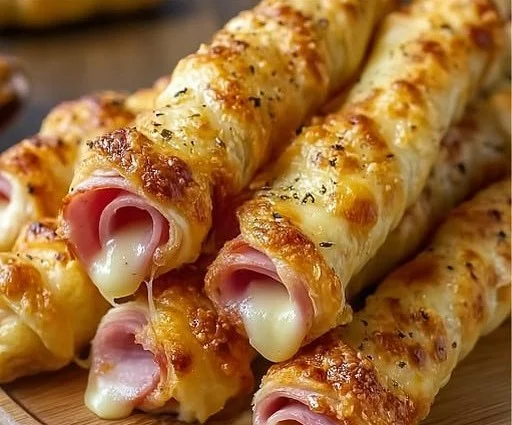Quick and delicious ham and cheese sticks for kids' snacks