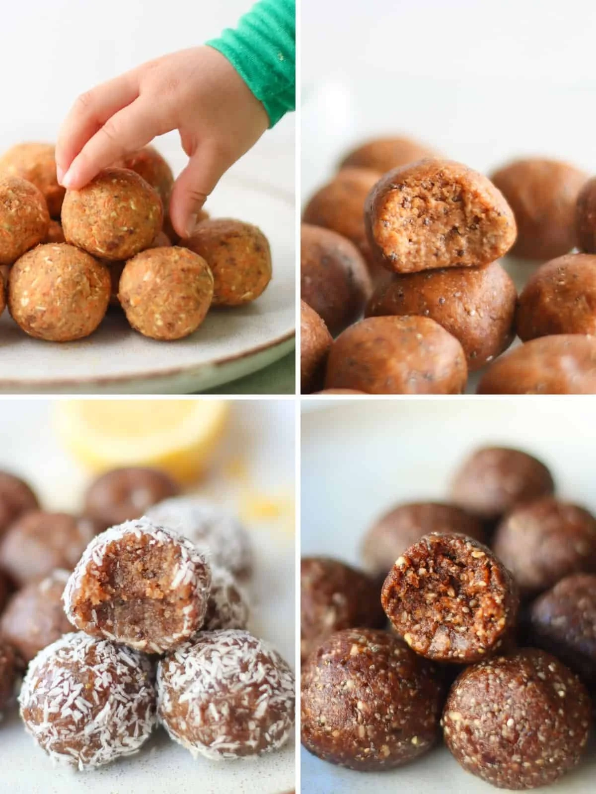 Kids enjoying nutritious energy balls for focus and play